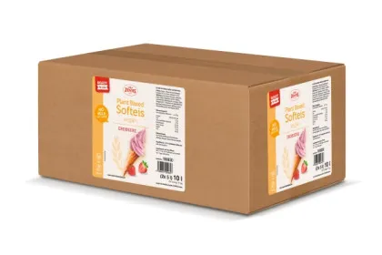 Eismax Softeismix Erdbeer - Vegan laktosefrei 5 Liter BiB